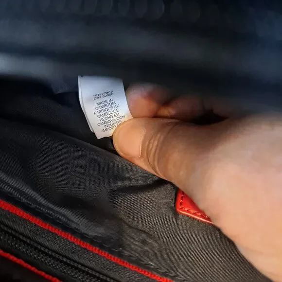 Tommy Hilfiger Shopper Tote Bag Signature TH Pattern Black 9-1/2"×10"×2-1/2" - Picture 11 of 15